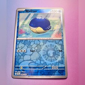 wailmer [reverse holo] - 040/159 (common) — pokemon: journey together